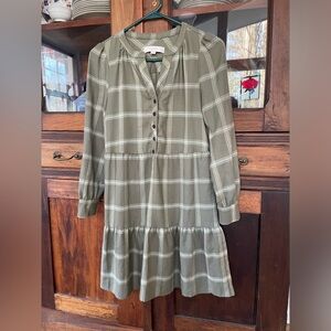Green Loft Plaid Dress for Sale up to 90% Off: Poshmark